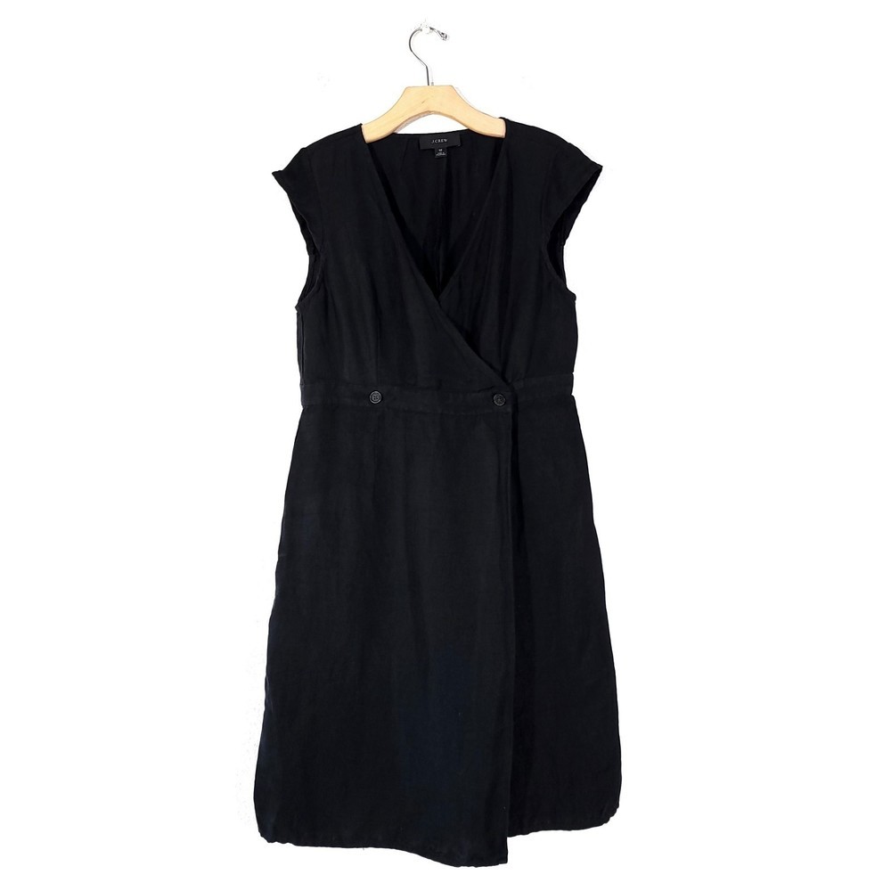 Elegant Black Wrap Dress